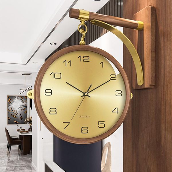 wall clocks double sided wood clock luxury modern home decor gold vintage watches living room decoration gift
wall clocks double sided wood clock luxury modern home decor gold vintage watches living room decoration gift