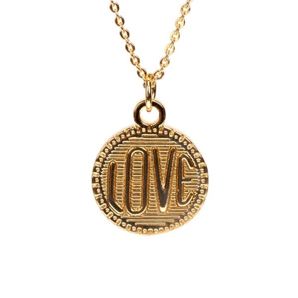 pendant necklaces eyika vintage copper metal round coin love letter charms necklace gold color stylish choker for women gift, Silver
pendant necklaces eyika vintage copper metal round coin love letter charms necklace gold color stylish choker for women gift, Silver