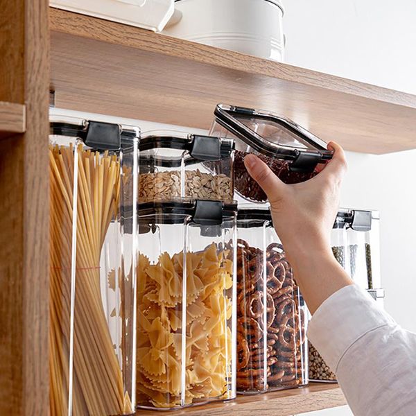 storage bottles & jars bpa pantry kitchen fridge reusable cereal snack transparent plastic organization food containers with airtight l
storage bottles & jars bpa pantry kitchen fridge reusable cereal snack transparent plastic organization food containers with airtight l