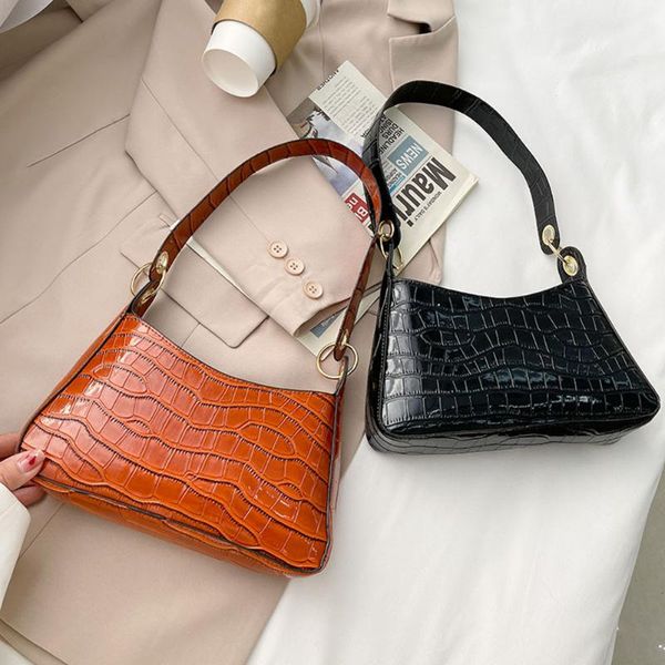 cross body retro alligator pattern handbags women shoulder underarm bags pu leather casual solid totes female armpit clutch
cross body retro alligator pattern handbags women shoulder underarm bags pu leather casual solid totes female armpit clutch