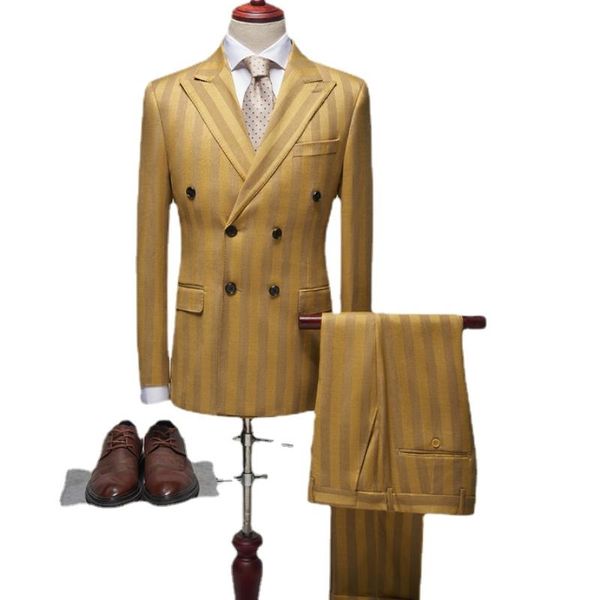 men's suits & blazers (jacket+pants)2021autumn/winter collection double breasted men wedding suit slim fit gold stripes for groom tuxed, White;black
men's suits & blazers (jacket+pants)2021autumn/winter collection double breasted men wedding suit slim fit gold stripes for groom tuxed, White;black