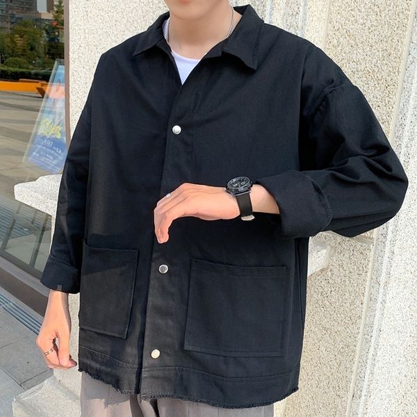 fashion brand new autumn woollen casual loose tooling personality handsome men's jacket, Black;brown
fashion brand new autumn woollen casual loose tooling personality handsome men's jacket, Black;brown