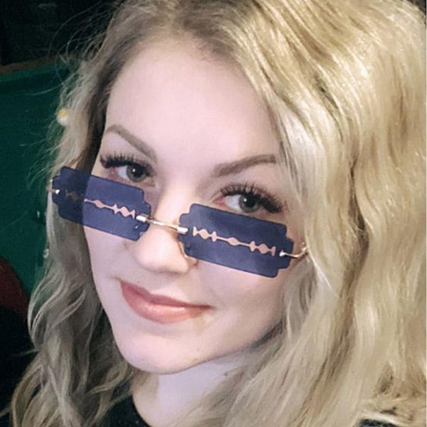 festival rimless rectangle sunglasses women personality trend unique razor blade funny sun glasses catwalk party hip hop eyewear, White;black
festival rimless rectangle sunglasses women personality trend unique razor blade funny sun glasses catwalk party hip hop eyewear, White;black