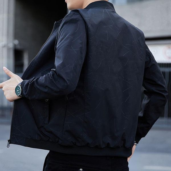 men's jackets high-quality senior jacket casual spring regular slim, Black;brown