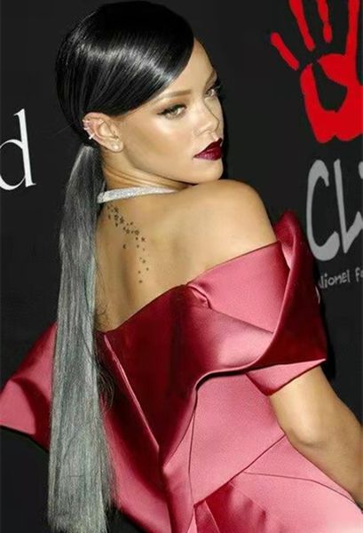 fashion blonde silver grey hair silky straight ponytails human extension natural curly updos salt pepper gray ponytail hairpiece 140g 20inch, Black
fashion blonde silver grey hair silky straight ponytails human extension natural curly updos salt pepper gray ponytail hairpiece 140g 20inch, Black