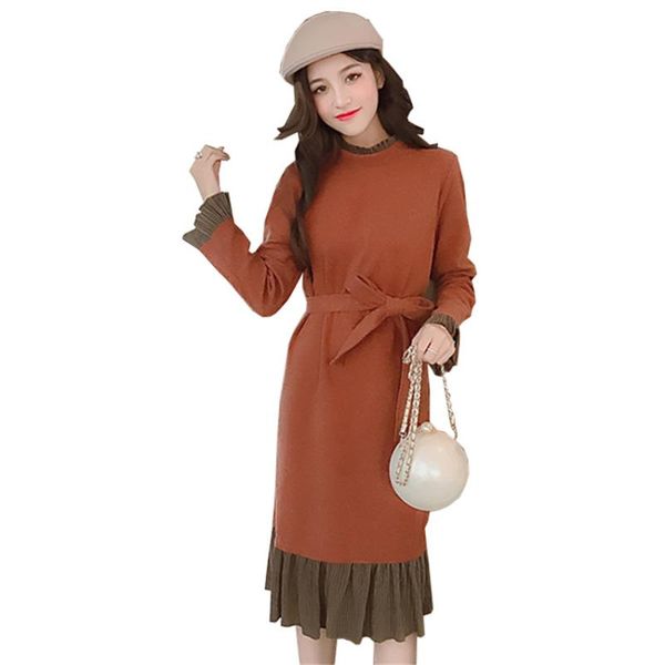 casual dresses winter vintage fashion women long ruffles fake two pieces dress faux woolen party lady vestidos bottoms wz105, Black;gray
casual dresses winter vintage fashion women long ruffles fake two pieces dress faux woolen party lady vestidos bottoms wz105, Black;gray