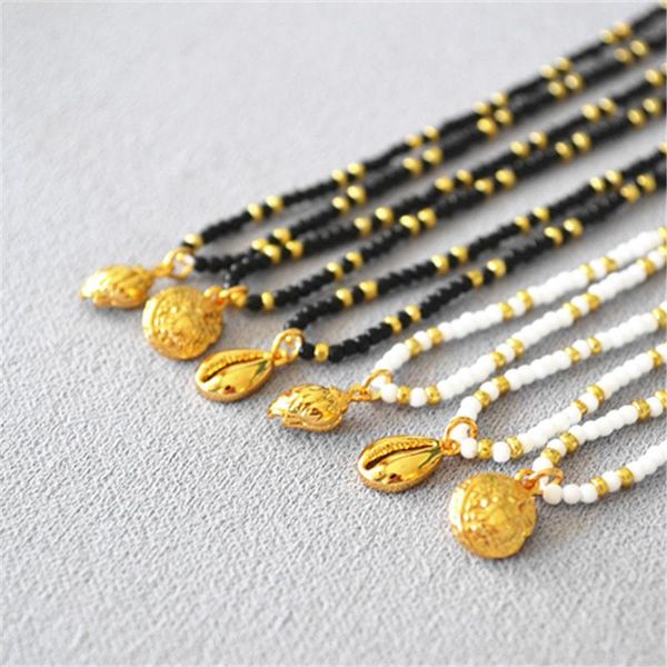 pendant necklaces ocean resort style millet beads hawaiian exquisite gold-plated conch adjustable size necklace, Silver
pendant necklaces ocean resort style millet beads hawaiian exquisite gold-plated conch adjustable size necklace, Silver