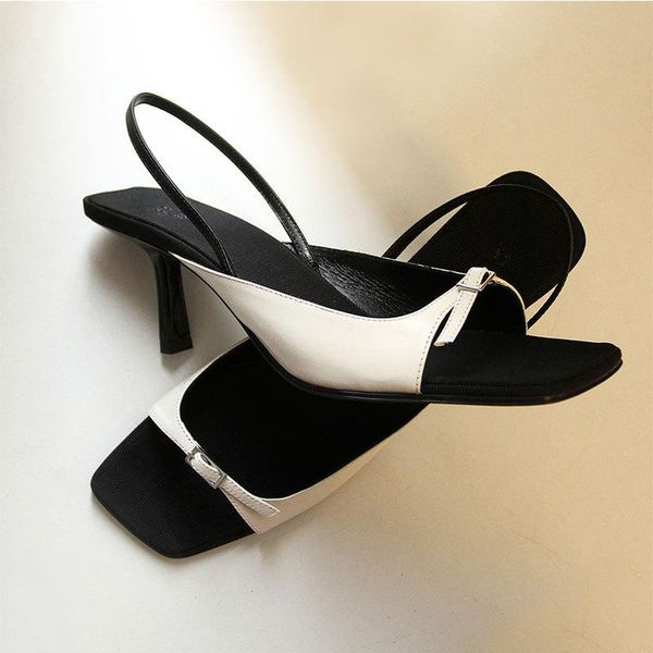 sandals open toe low woman leather female shoe 2021 summer clear heels all-match peep low-heeled girls cat beige square high, Black
sandals open toe low woman leather female shoe 2021 summer clear heels all-match peep low-heeled girls cat beige square high, Black