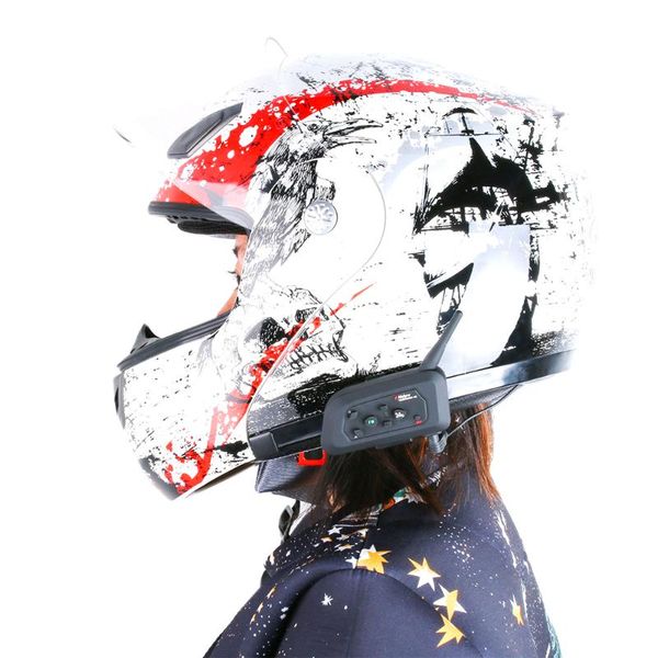 6 riders interphone headset motorbike helmet bluetooth intercom waterproof v6 outdoor personal motorcycle ornaments
6 riders interphone headset motorbike helmet bluetooth intercom waterproof v6 outdoor personal motorcycle ornaments
