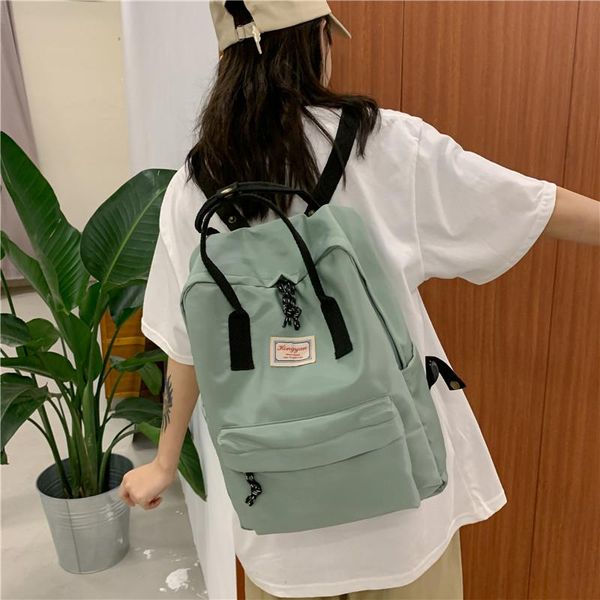 backpack 2021 light bag pure color canvas daypack boys girls teenager schoolbag classic kenkenss travel bagpack mochila
backpack 2021 light bag pure color canvas daypack boys girls teenager schoolbag classic kenkenss travel bagpack mochila