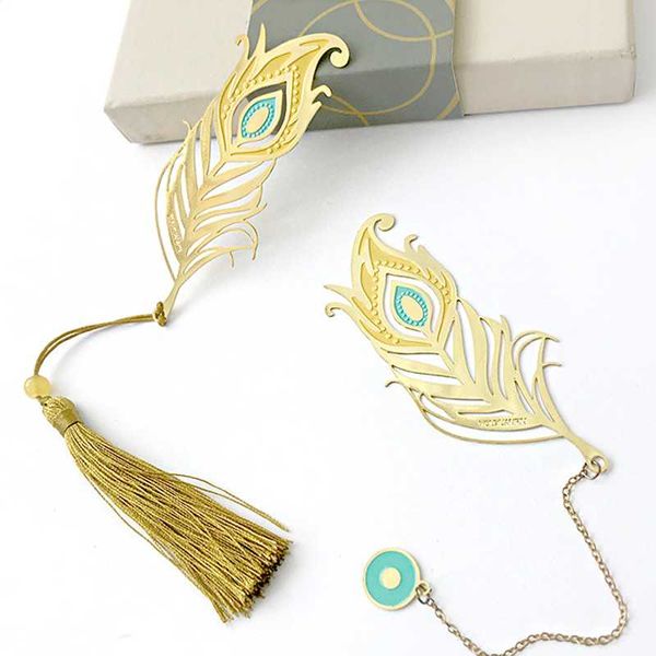 bookmark 1pc creative peacock feather cute tassel metal art exquisite book mark page folder office school supplies stationery 
bookmark 1pc creative peacock feather cute tassel metal art exquisite book mark page folder office school supplies stationery