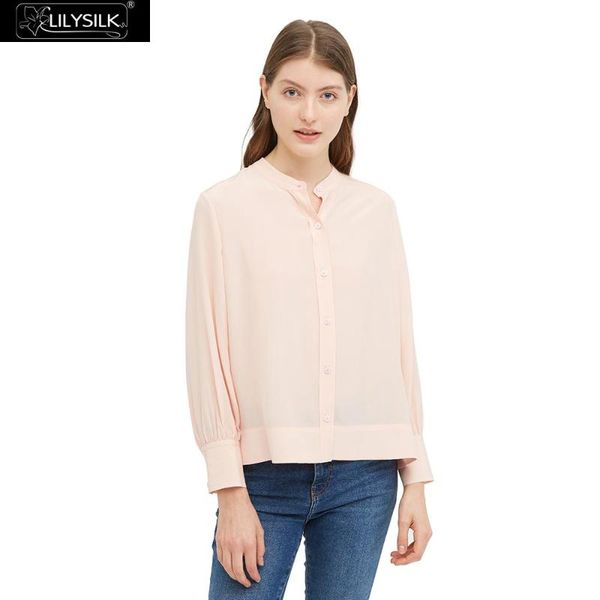 women's blouses & shirts lilysilk silk shirt blouse round neck chic ladies clearance sale, White
women's blouses & shirts lilysilk silk shirt blouse round neck chic ladies clearance sale, White