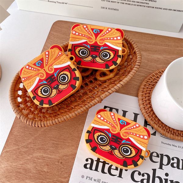2022 chinese new year cute tiger cases for airpods 3 wireless bluetooth earphone protective cover for apple air pods 1 2 earbuds earpods cas
2022 chinese new year cute tiger cases for airpods 3 wireless bluetooth earphone protective cover for apple air pods 1 2 earbuds earpods cas