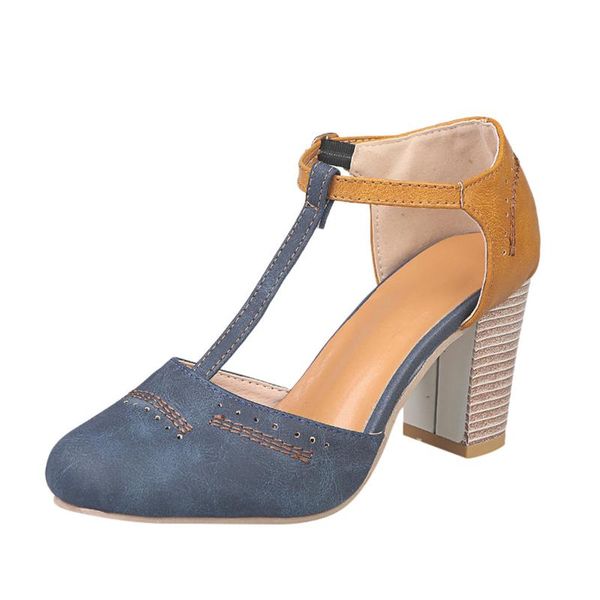 sandals fad summer ladies shoes women vogue rome round toe buckle strap female thick high heel zapatos de mujer, Black
sandals fad summer ladies shoes women vogue rome round toe buckle strap female thick high heel zapatos de mujer, Black
