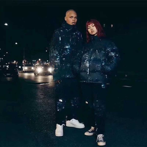 large size cotton padded jacket european and american fashion brand winter down jacket f warm and thickened men's and women's loos, Black
large size cotton padded jacket european and american fashion brand winter down jacket f warm and thickened men's and women's loos, Black