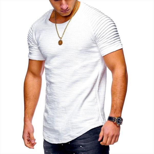 fashion summer jogger solid casual mens t shirt slim fit ribbed shoulder biker elastic white amp black short sleeve, White;black
fashion summer jogger solid casual mens t shirt slim fit ribbed shoulder biker elastic white amp black short sleeve, White;black