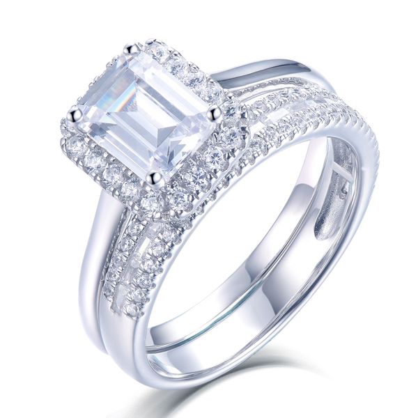 european and american fashion high-end tonglin s925 sterling silver ring female wedding ring ladder square zircon combination ring set ornam
european and american fashion high-end tonglin s925 sterling silver ring female wedding ring ladder square zircon combination ring set ornam