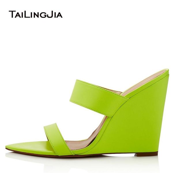 dress shoes neon wedge sandals woman 2021 summer wedges for women ladies gold high heels pointed open toe pink mules footwear fashion, Black
dress shoes neon wedge sandals woman 2021 summer wedges for women ladies gold high heels pointed open toe pink mules footwear fashion, Black