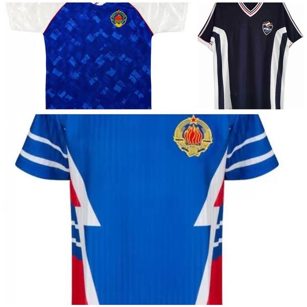 1990 1991 1998 1999 yugoslavia retro soccer jersey world cup #8 mijatovic #19 savicevic vintage classic 90 91 football shirts thai quality s, Black;yellow
1990 1991 1998 1999 yugoslavia retro soccer jersey world cup #8 mijatovic #19 savicevic vintage classic 90 91 football shirts thai quality s, Black;yellow