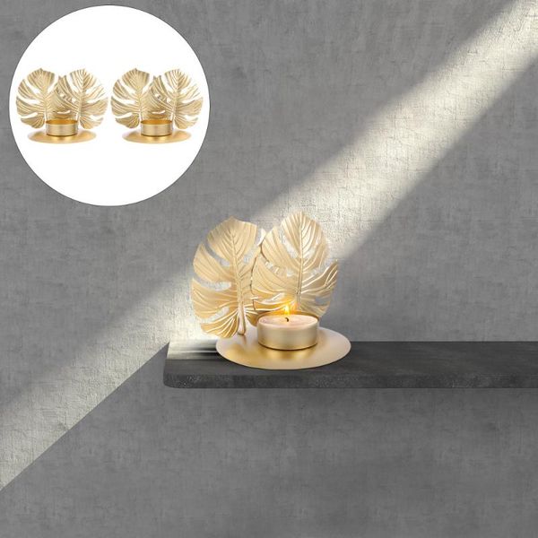 candle holders 2pcs nordic gold leaf decorative candleholder iron art candlestick (golden)
candle holders 2pcs nordic gold leaf decorative candleholder iron art candlestick (golden)