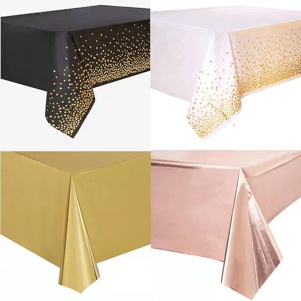 disposable dinnerware 137*274cm rose gold tablecloth gold/golden dot children happy birthday party supplies wedding decorations
disposable dinnerware 137*274cm rose gold tablecloth gold/golden dot children happy birthday party supplies wedding decorations