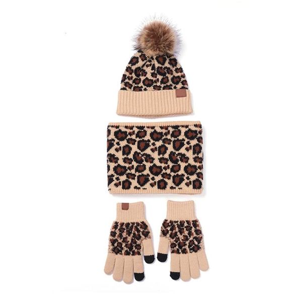 beanie/skull caps 3pcs women winter leopard knit pompom beanie hat scarf touch screen gloves set h7ef, Blue;gray
beanie/skull caps 3pcs women winter leopard knit pompom beanie hat scarf touch screen gloves set h7ef, Blue;gray