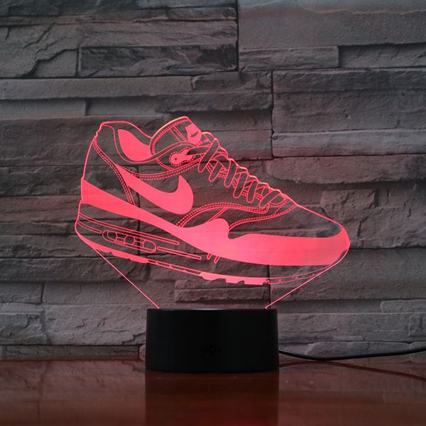 acrylic night light led sneakers 3d illusion room lamp kids nightlight usb color changing atmosphere party club decoration gift
acrylic night light led sneakers 3d illusion room lamp kids nightlight usb color changing atmosphere party club decoration gift