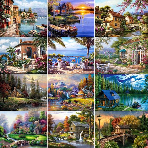 diamond painting 5d diy landscape full round embroidery mosaic house spring decorations
diamond painting 5d diy landscape full round embroidery mosaic house spring decorations