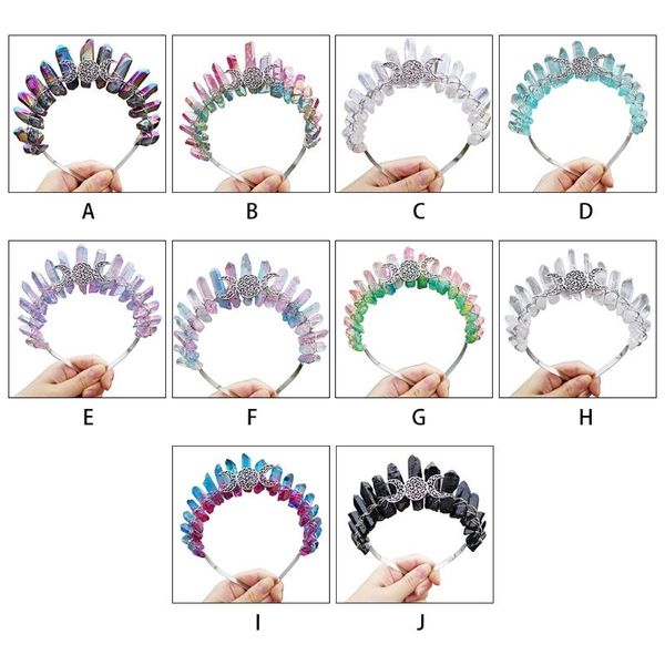 hair clips & barrettes multicolor raw crystal quartz headband crown boho hollow out metal moon tiara hoop women bride wedding holiday headdr, Golden;silver
hair clips & barrettes multicolor raw crystal quartz headband crown boho hollow out metal moon tiara hoop women bride wedding holiday headdr, Golden;silver