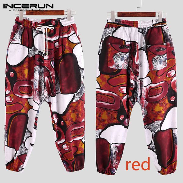 men harem incerun pants joggers printed drawstring drop-crotch trousers men 2021 loose chic streetwear cotton casual thai pants c0222, Black
men harem incerun pants joggers printed drawstring drop-crotch trousers men 2021 loose chic streetwear cotton casual thai pants c0222, Black