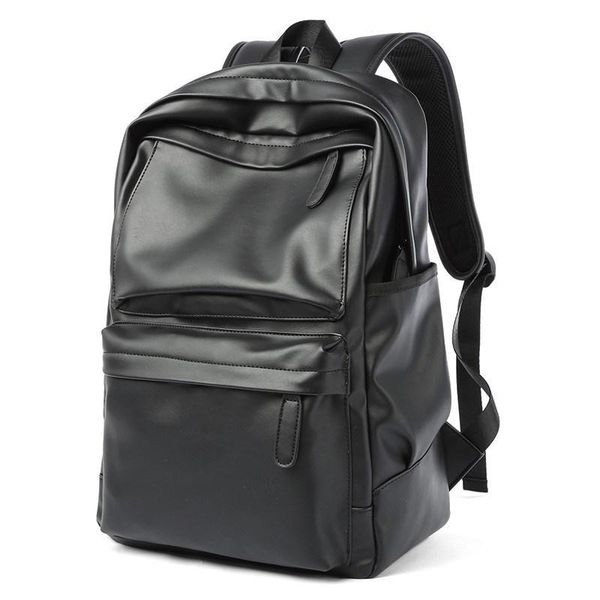 backpack travel pu male business leather student school bag fashion trend solid color computer bag14 inch laptop
backpack travel pu male business leather student school bag fashion trend solid color computer bag14 inch laptop