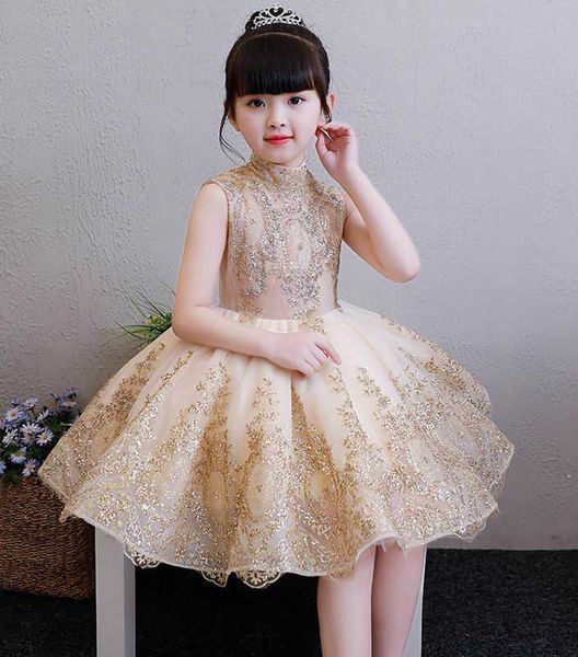 glitter embroidery girls dresses gold half collar sleeveless for party wedding baby clothes 1-10y dj001 210610, Red;yellow
glitter embroidery girls dresses gold half collar sleeveless for party wedding baby clothes 1-10y dj001 210610, Red;yellow