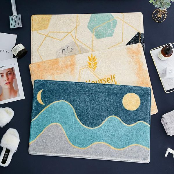 bath mats yiming geometric carpet bathroom mat bedroom living room anti-slip home decoration washable 60x90cm
bath mats yiming geometric carpet bathroom mat bedroom living room anti-slip home decoration washable 60x90cm