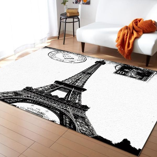 carpets black and white paris for bed room modern home large area rug living bay window mat
carpets black and white paris for bed room modern home large area rug living bay window mat