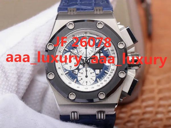 jf 26078 montre de luxe 42mm ceramic bezel 3126 automatic mechanical movement leather band half hollowed-out dial men's watch, Slivery;brown
jf 26078 montre de luxe 42mm ceramic bezel 3126 automatic mechanical movement leather band half hollowed-out dial men's watch, Slivery;brown