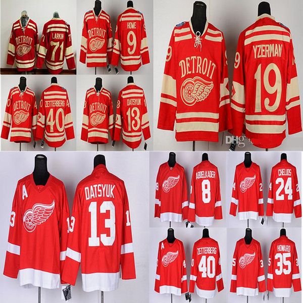 men's detroit red wings hockey jersey 9 gordie howe 8 justin abdelkader 19 steve yzerman 13 pavel datsyuk 24 bob probert henrik zetterb, Black
men's detroit red wings hockey jersey 9 gordie howe 8 justin abdelkader 19 steve yzerman 13 pavel datsyuk 24 bob probert henrik zetterb, Black