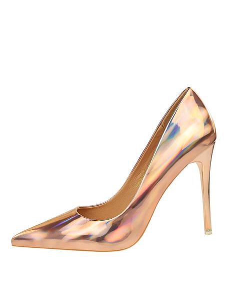 dress shoes europe and the united states bright leather metal heel super high heels women thin patent-leather pointy banque, Black
dress shoes europe and the united states bright leather metal heel super high heels women thin patent-leather pointy banque, Black