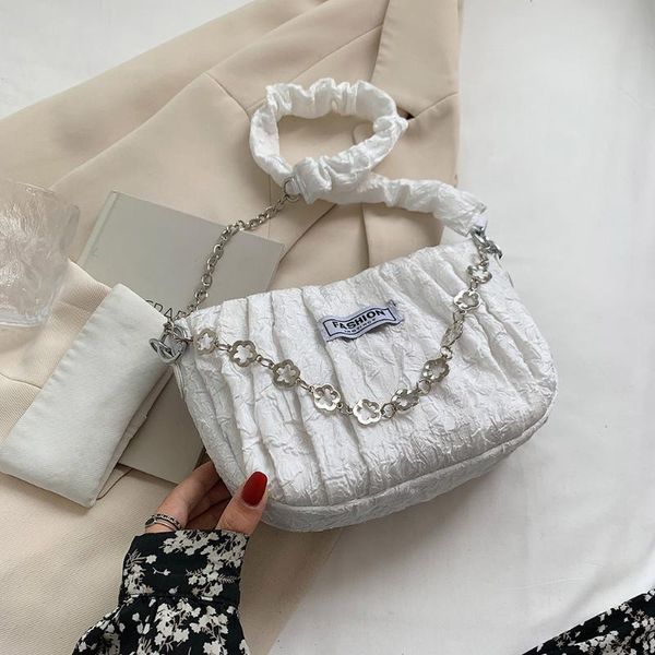 evening bags fashion women's solid color flower shoulder underarm bag summer casual women chain small hasp blended polyester handbag
evening bags fashion women's solid color flower shoulder underarm bag summer casual women chain small hasp blended polyester handbag