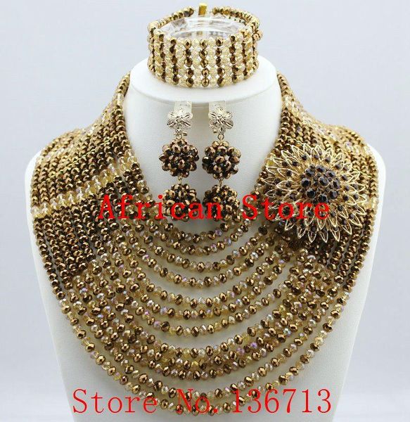 earrings & necklace design nigerian wedding african beads jewelry set crystal bride sets online l1813, Silver
earrings & necklace design nigerian wedding african beads jewelry set crystal bride sets online l1813, Silver