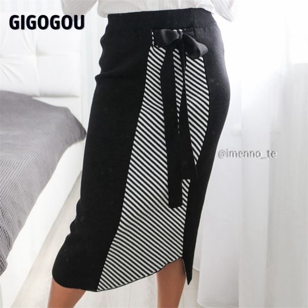 gigogou irregular hem jacquard knitted skirts high waist women knot belt maxi skirts elegant autumn winter pencil sweater skirt 210311, Black
gigogou irregular hem jacquard knitted skirts high waist women knot belt maxi skirts elegant autumn winter pencil sweater skirt 210311, Black
