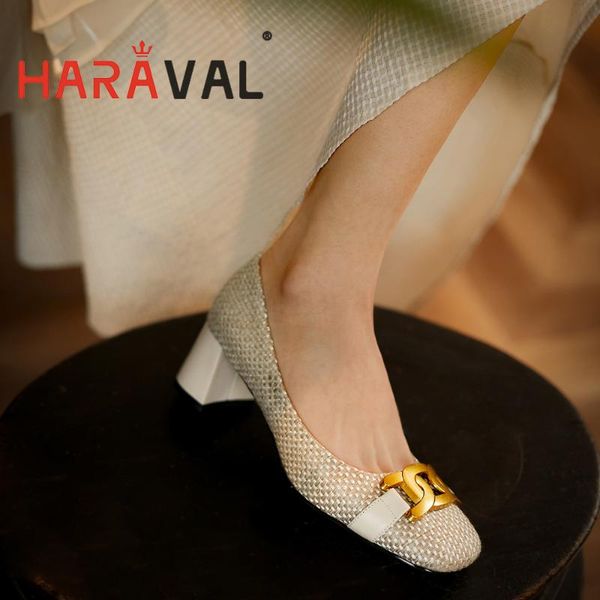 dress shoes haraval women pumps high heels genuine leather basic metal decoration concise square toe office & career spring autum a171, Black
dress shoes haraval women pumps high heels genuine leather basic metal decoration concise square toe office & career spring autum a171, Black