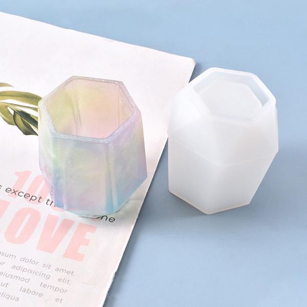 storage baskets diy hexagon pen holder silicone mould crafts container making tool crystal epoxy resin mold drop ship
storage baskets diy hexagon pen holder silicone mould crafts container making tool crystal epoxy resin mold drop ship