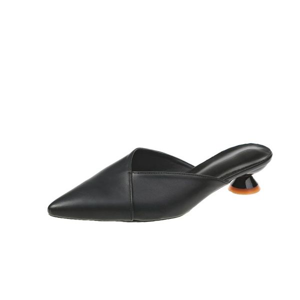 2021 women's elegant mules woman casual slippers ladies low heels fashion female pointed toe slide shoes candy colors footwear, Black
2021 women's elegant mules woman casual slippers ladies low heels fashion female pointed toe slide shoes candy colors footwear, Black