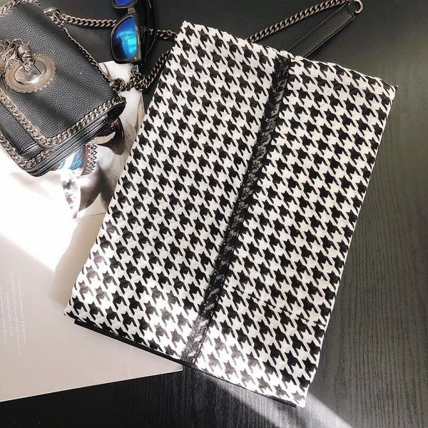 scarves women black white houndstooth print scarf sun protected cape shawls fashion summer checked printed girls soft lace, Blue;gray
scarves women black white houndstooth print scarf sun protected cape shawls fashion summer checked printed girls soft lace, Blue;gray
