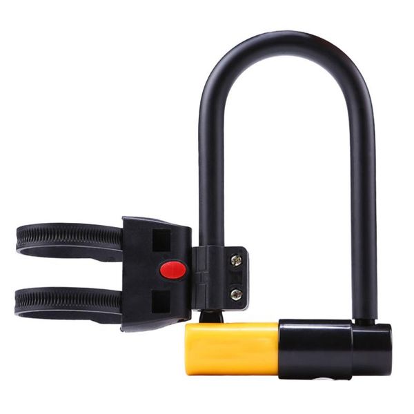 bike locks lock anti theft heavy duty u with steel cable for outdoor cycling black and orange
bike locks lock anti theft heavy duty u with steel cable for outdoor cycling black and orange
