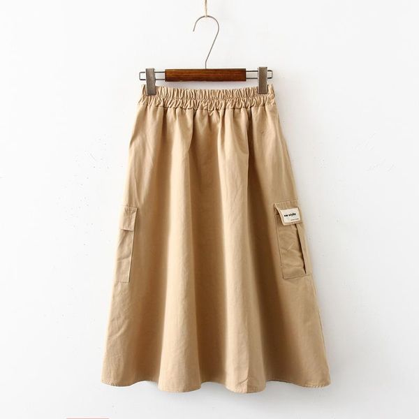 skirts 2021 spring summer fresh women safari style high waist elastic side pockets a-line skirt student chic saias 6 colors, Black
skirts 2021 spring summer fresh women safari style high waist elastic side pockets a-line skirt student chic saias 6 colors, Black