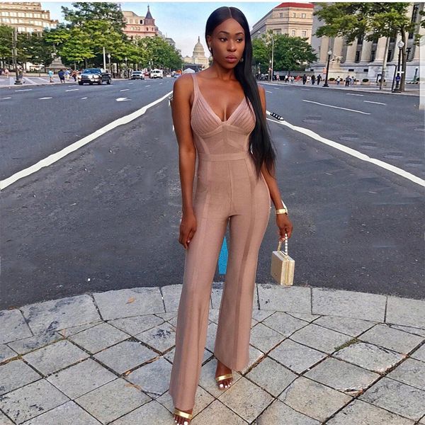 2021 new bandage jumpsuits women sleeveless wrap rompers overalls summer evening club party long bodysuits lrub, Black
2021 new bandage jumpsuits women sleeveless wrap rompers overalls summer evening club party long bodysuits lrub, Black