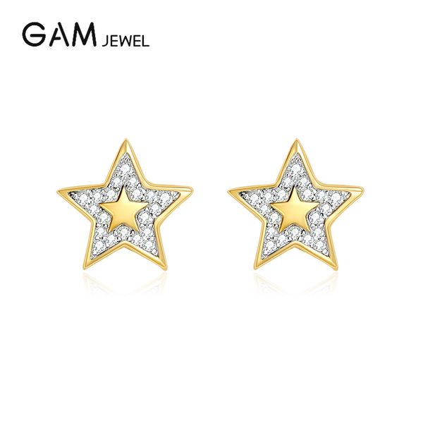 designer star earrings suitable for social gathering party charm ear jewelry (s925 silver, and non - allergic, Golden;silver 
designer star earrings suitable for social gathering party charm ear jewelry (s925 silver, and non - allergic, Golden;silver