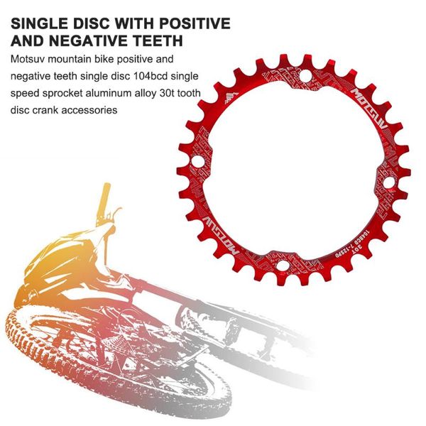 bike heels & chainwheels 104bcd chainring round mtb chain ring sprocket chainwheel aluminum alloy 30t positive negative tooth single di
bike heels & chainwheels 104bcd chainring round mtb chain ring sprocket chainwheel aluminum alloy 30t positive negative tooth single di
