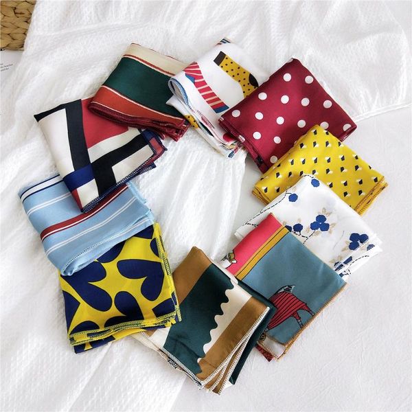 scarves 50cm small square scarf silk female professional stewardess decoration fashion wholesale, Blue;gray
scarves 50cm small square scarf silk female professional stewardess decoration fashion wholesale, Blue;gray